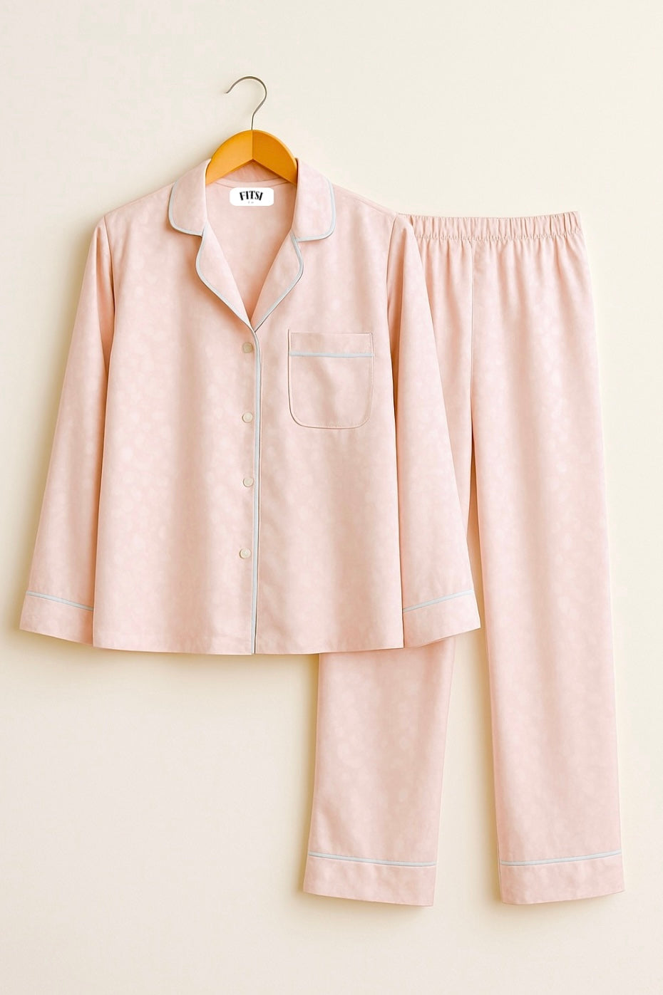 Strawberry Drift Night Suit