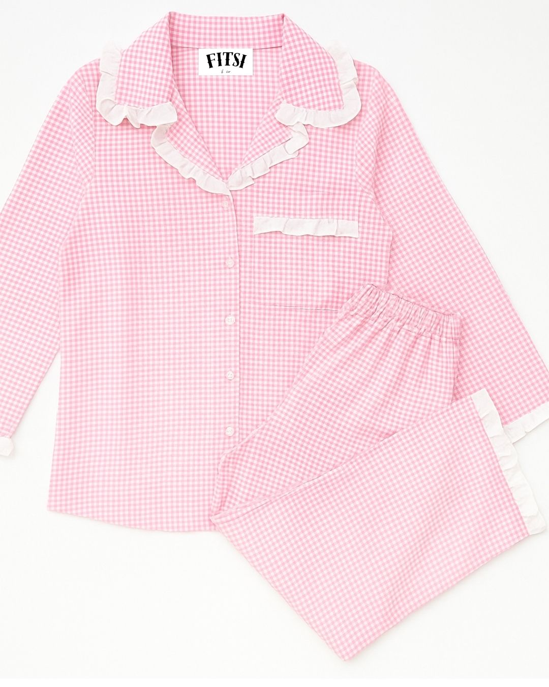 Rosy Ruffle Nightsuit