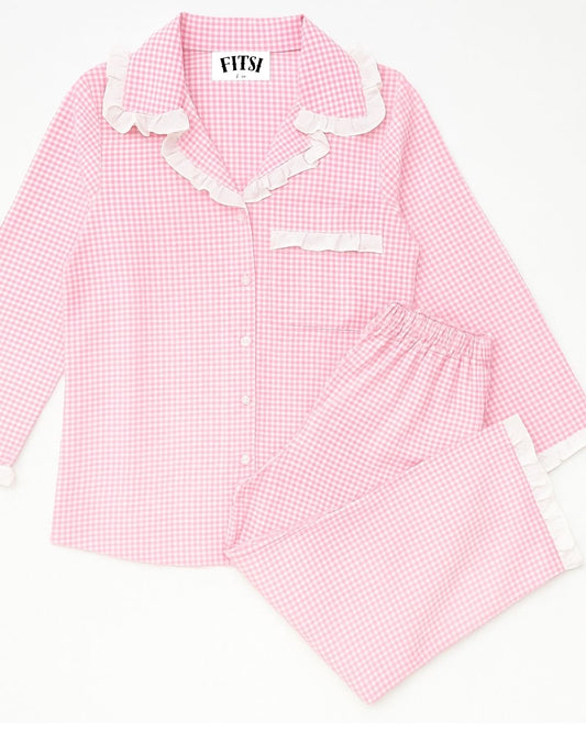 Rosy Ruffle Nightsuit