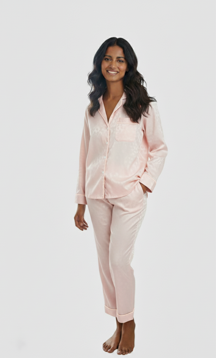 Strawberry Drift Night Suit