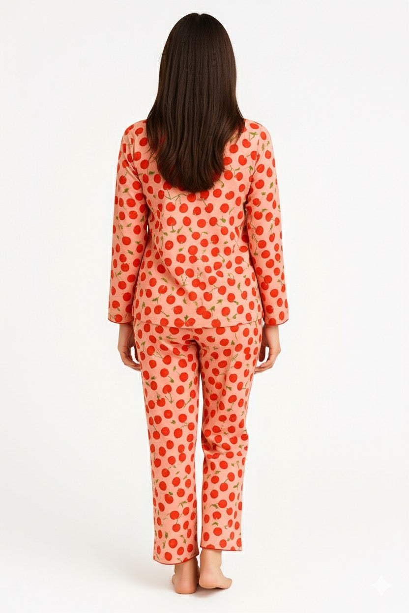 Cherry pink Nightsuit